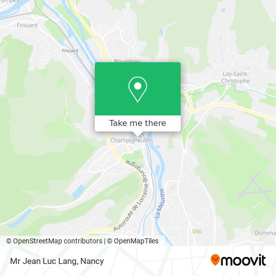 Mr Jean Luc Lang map