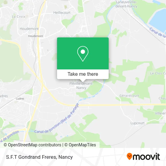 S.F.T Gondrand Freres map
