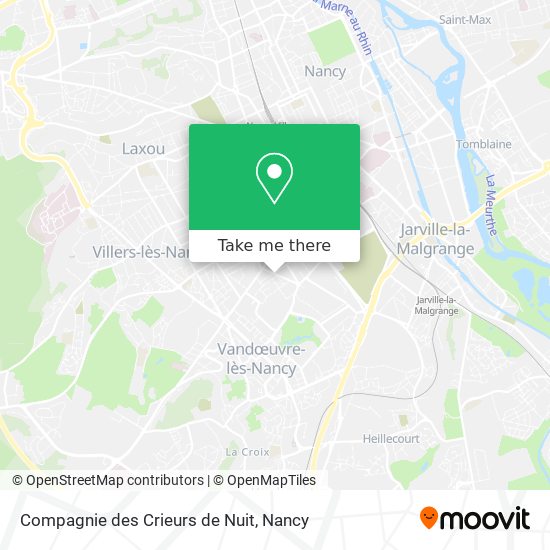 Compagnie des Crieurs de Nuit map