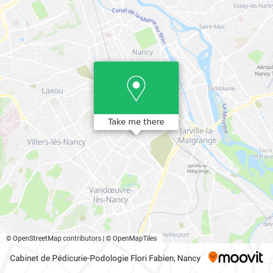 Cabinet de Pédicurie-Podologie Flori Fabien map
