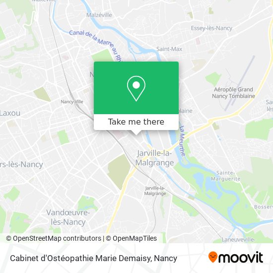 Cabinet d'Ostéopathie Marie Demaisy map