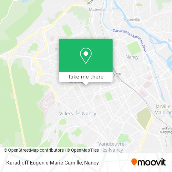 Karadjoff Eugenie Marie Camille map