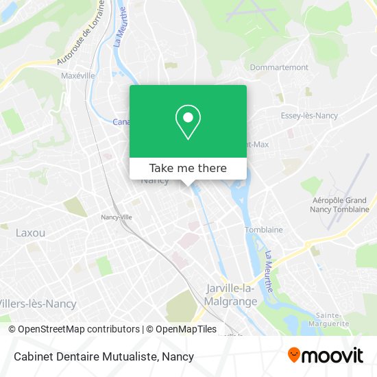 Cabinet Dentaire Mutualiste map