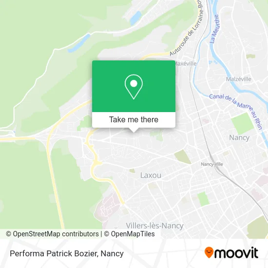 Performa Patrick Bozier map