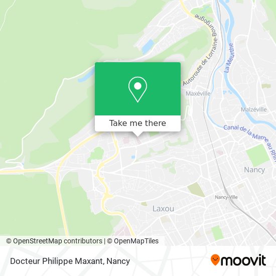 Docteur Philippe Maxant map