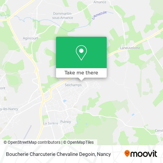 Mapa Boucherie Charcuterie Chevaline Degoin