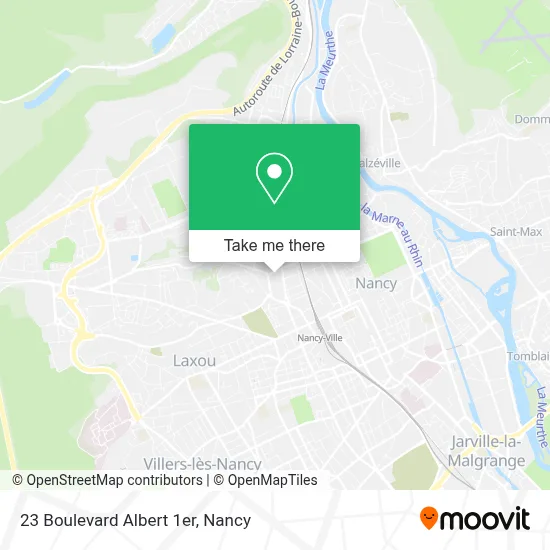 23 Boulevard Albert 1er map