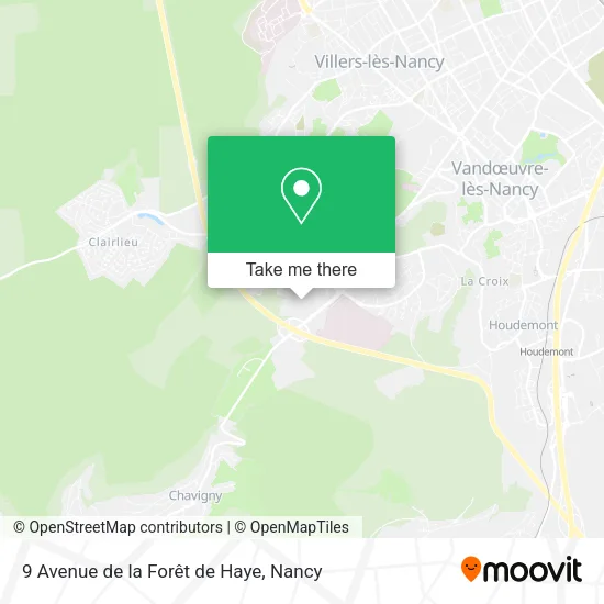 9 Avenue de la Forêt de Haye map
