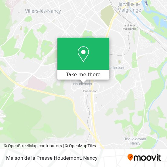 Maison de la Presse Houdemont map