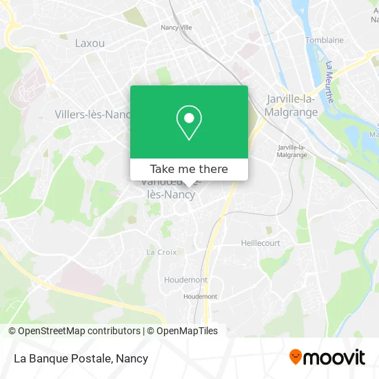La Banque Postale map