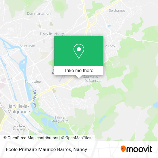 École Primaire Maurice Barrès map