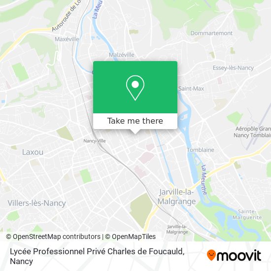 Lycée Professionnel Privé Charles de Foucauld map
