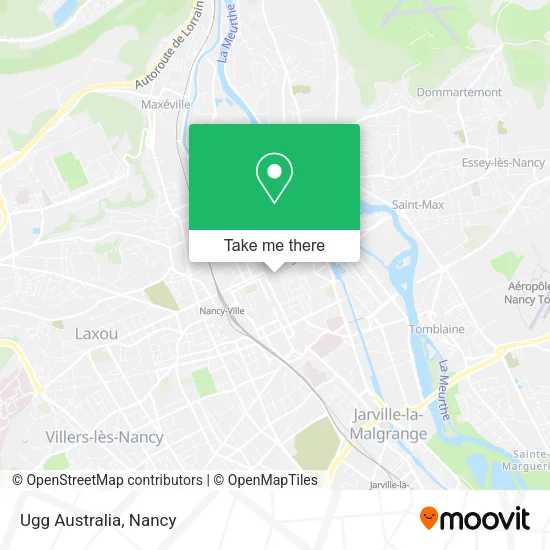 Ugg Australia map