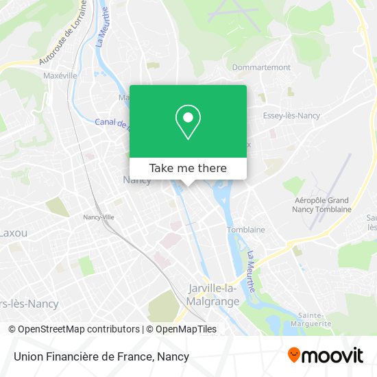 Union Financière de France map