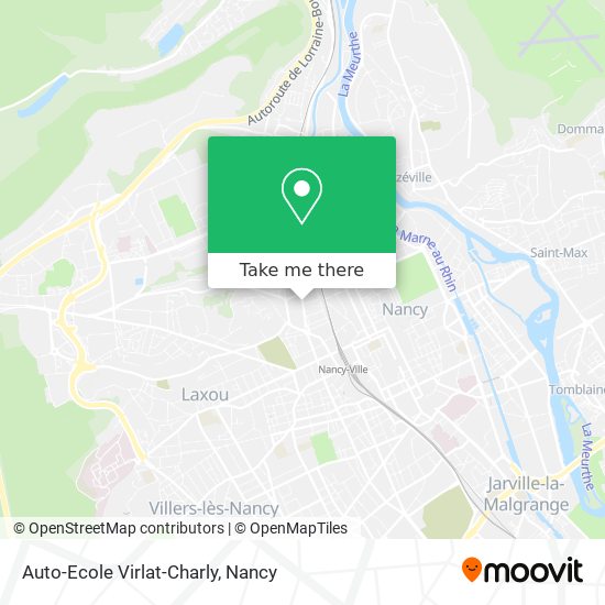 Auto-Ecole Virlat-Charly map