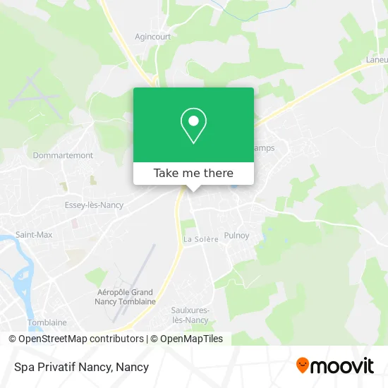 Spa Privatif Nancy map