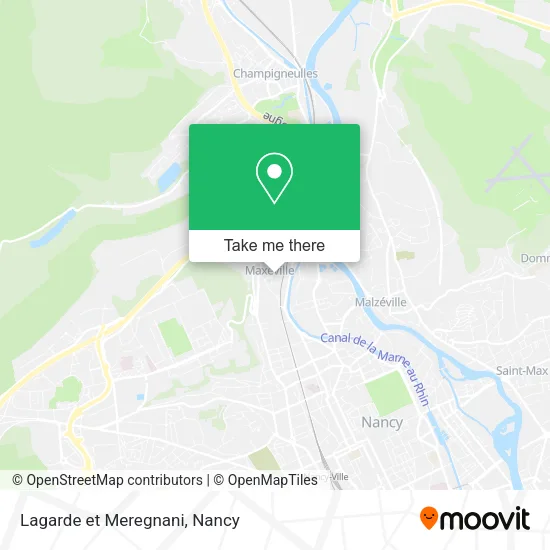 Lagarde et Meregnani map