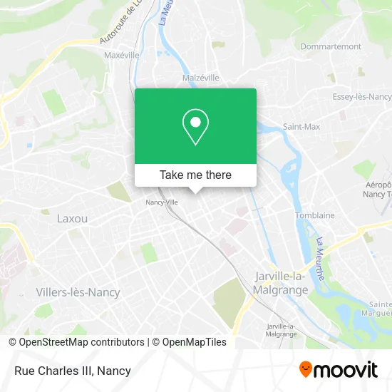 Rue Charles III map