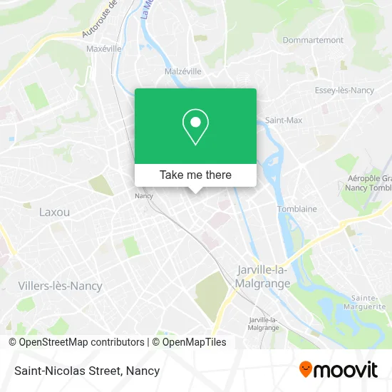 Mapa Rue Saint-Nicolas