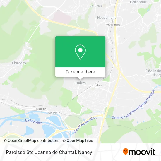 Paroisse Ste Jeanne de Chantal map