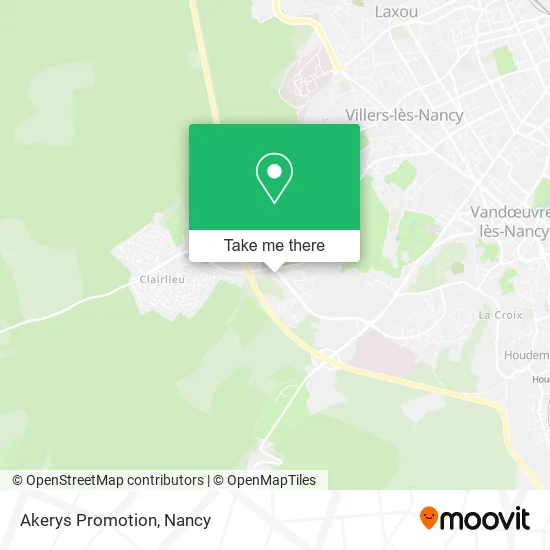 Akerys Promotion map