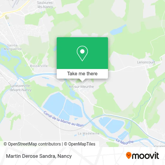 Martin Derose Sandra map