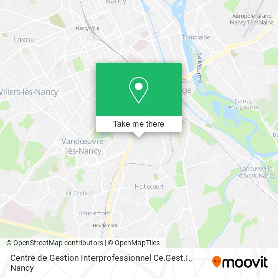 Centre de Gestion Interprofessionnel Ce.Gest.I. map