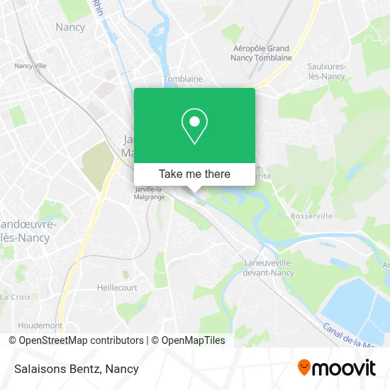 Salaisons Bentz map