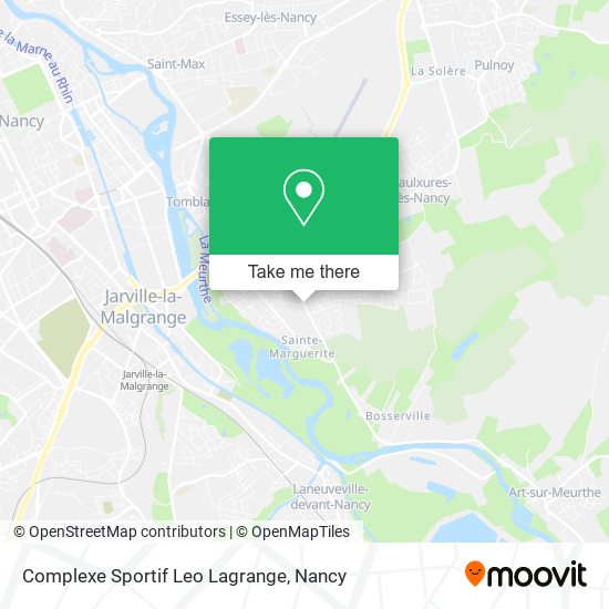 Complexe Sportif Leo Lagrange map