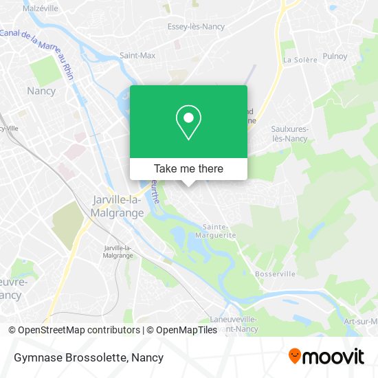 Mapa Gymnase Brossolette