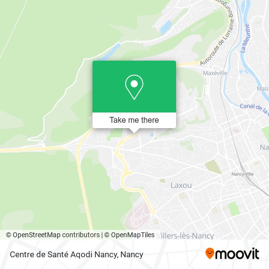 Centre de Santé Aqodi Nancy map