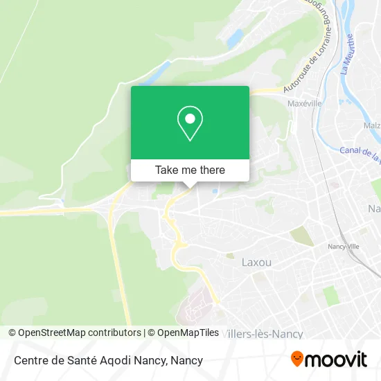 Centre de Santé Aqodi Nancy map