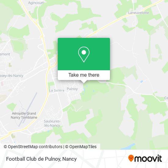 Mapa Football Club de Pulnoy