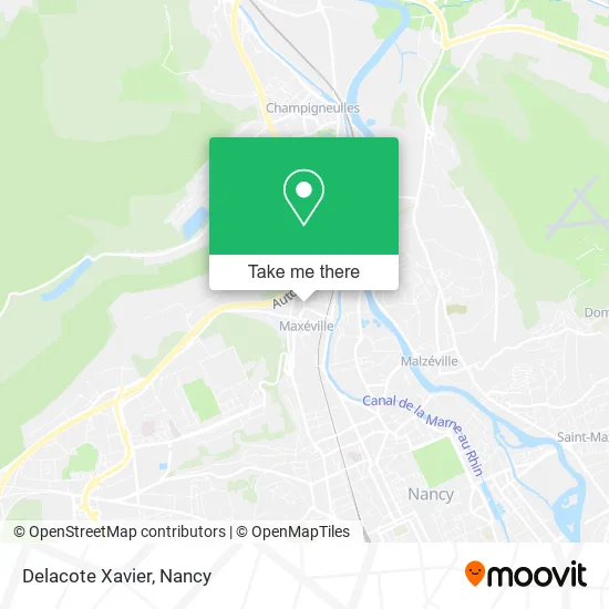 Delacote Xavier map