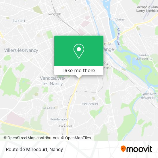 Route de Mirecourt map