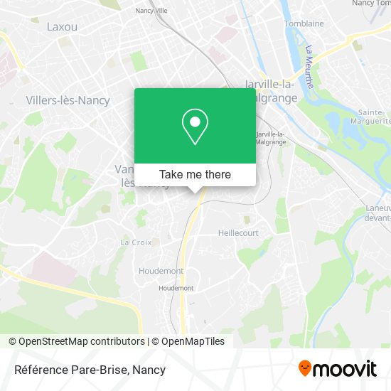 Référence Pare-Brise map