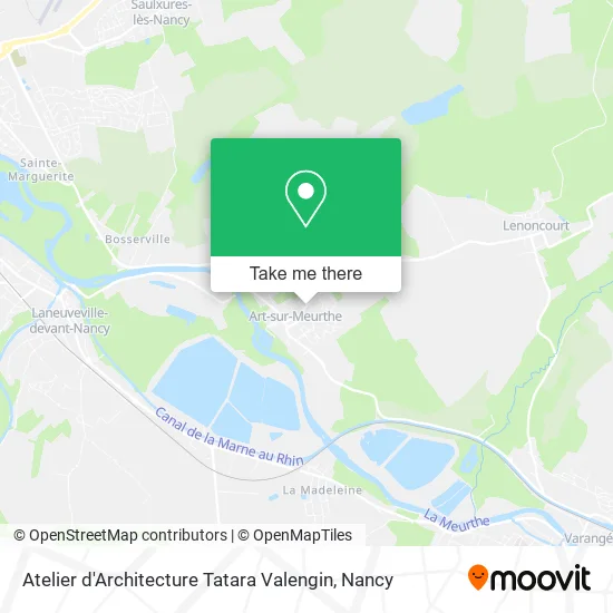 Atelier d'Architecture Tatara Valengin map