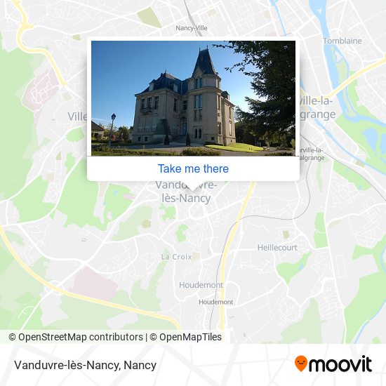 Vanduvre-lès-Nancy map