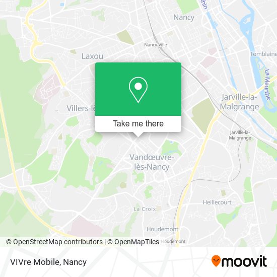 VIVre Mobile map