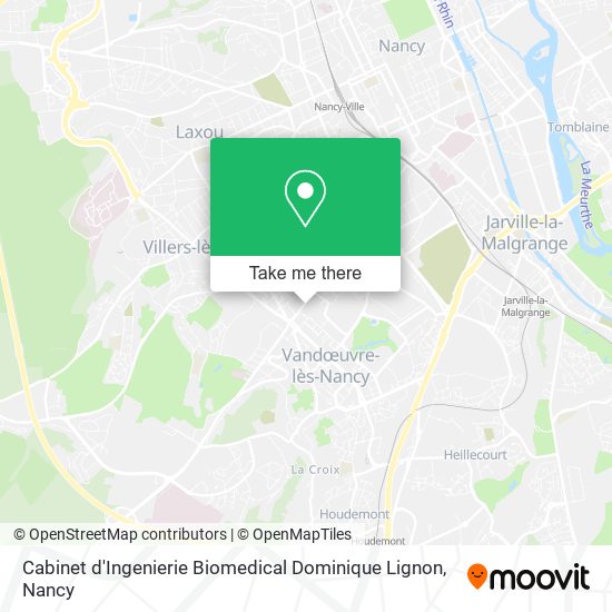 Mapa Cabinet d'Ingenierie Biomedical Dominique Lignon