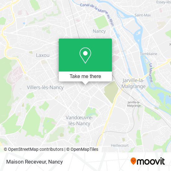 Maison Receveur map