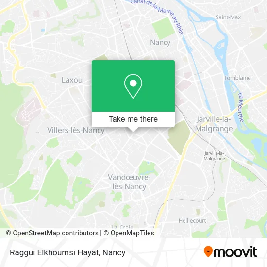 Raggui Elkhoumsi Hayat map