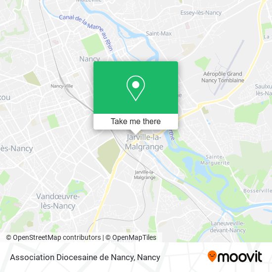 Association Diocesaine de Nancy map