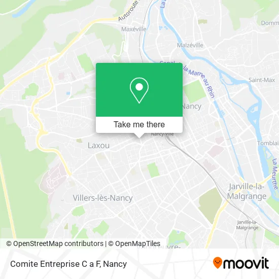 Comite Entreprise C a F map