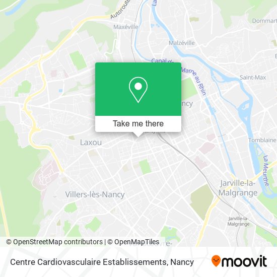 Centre Cardiovasculaire Establissements map