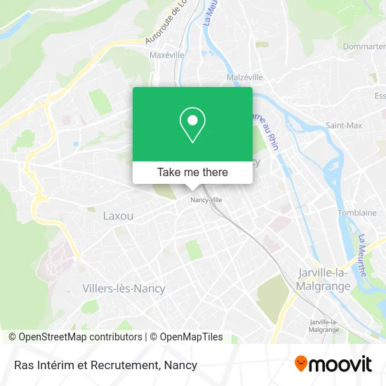 Ras Intérim et Recrutement map
