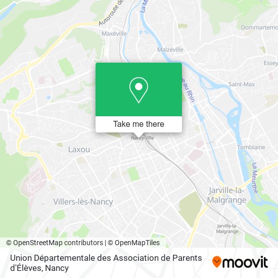 Mapa Union Départementale des Association de Parents d'Élèves