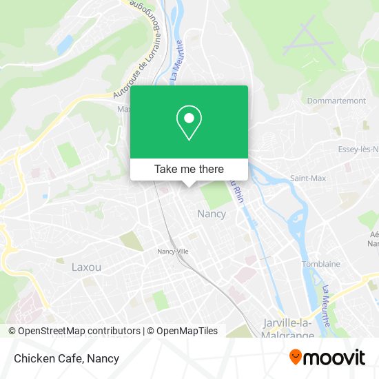 Mapa Chicken Cafe