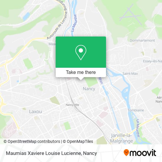 Mapa Maumias Xaviere Louise Lucienne