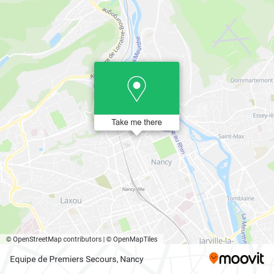 Mapa Equipe de Premiers Secours